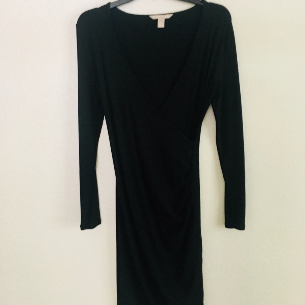 Banana Republic black wrap dress. Size XS